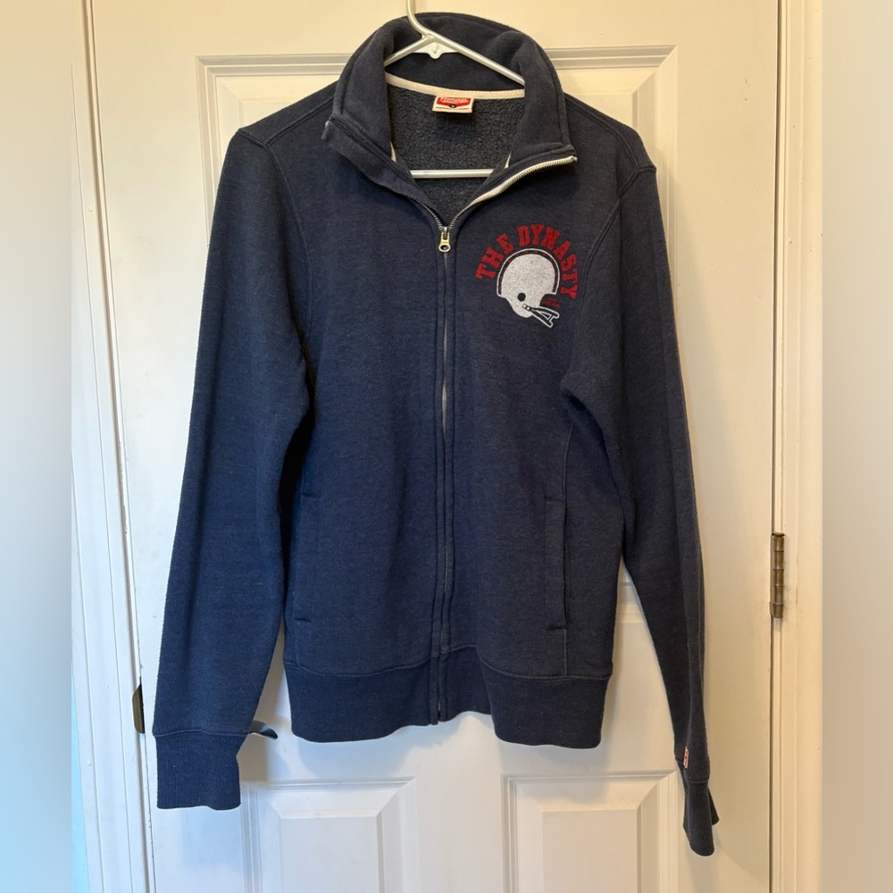 New England Patriots zip up sweatshirt